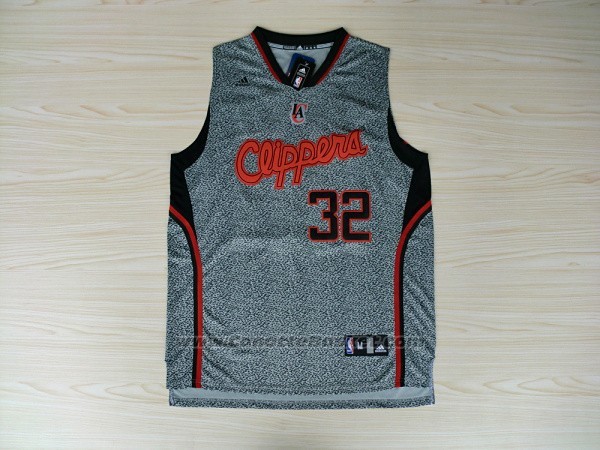 Maglia Moda Statico Los Angeles Clippers Blake Griffin #32 Grigio